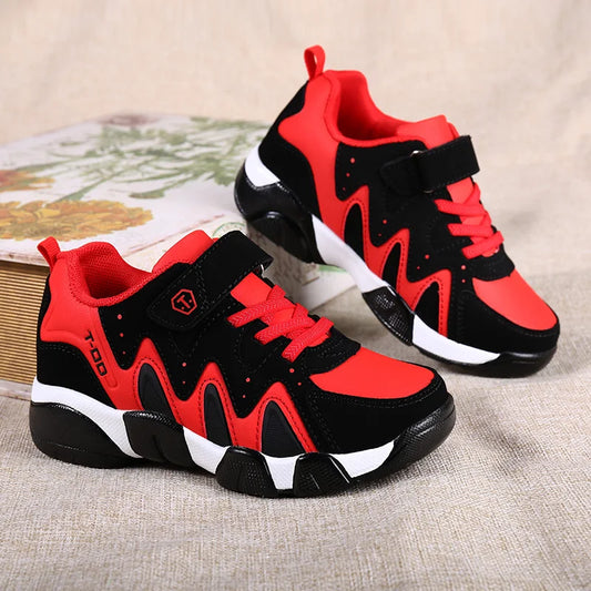 2020 New Baby Girls Sport Sneakers Kids Pu Leather Shoes Children Mesh Shoes Boys Fashion Casual Shoes Soft Brand Trainer