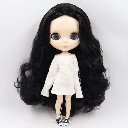 ICY DBS Blyth doll No.3 glossy face white skin joint body special price 1/6 BJD toy gift ob24