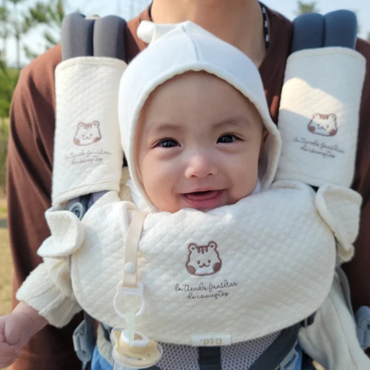 Waterproof Bibs for Baby Muslin Bib Saliva Towel Cotton Shoulder Pad Bite Cushion Baby Accessories Girl Burp Cloth Feed 3pcs/Set
