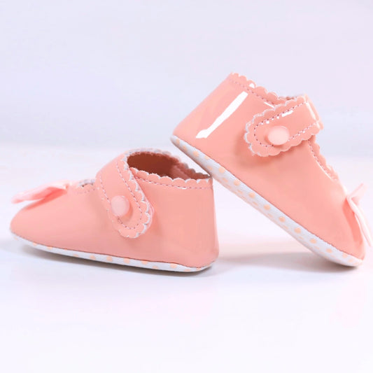 Baby toddler shoes baby girl first pair of front shoes fashion breathable Mary Jane elegant flats bow flats
