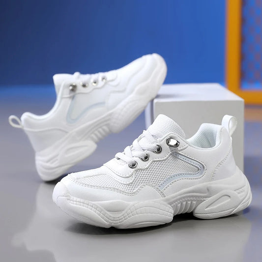Boys Sneakers Kids Running Sports Shoes for Children Casual Sneaker White Black Platform School Tennis Shoes Baby Girls Shoes