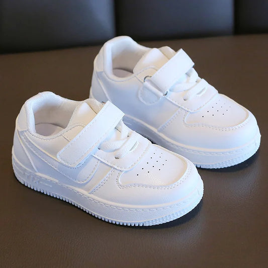 Children Casual Shoes Spring Style Toddler Shoe Non-slip Soft Sole Mesh Breathable Boy Girl Small White Shoe For 1-10 Years Old