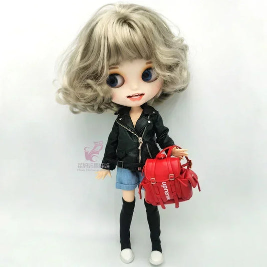 Blythe Doll Shoes Jackets Jeans Pants for Blyth Azone Boots OB23 OB24 1/6 Doll Clothes