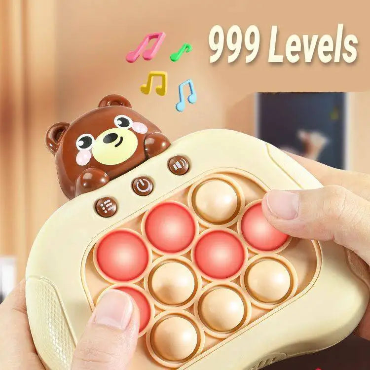 999 Level Push Pop Game Toys Electronic Pushit Super Bubble Pop Game Light Push Up Antistress Fidget Toy For Kids Navidad Gift
