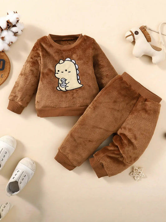 Winter  newborn  infant 0-24M  baby   girls  boys  sweater  baby  set  Long-sleeved hooded  soft  fashion  cute  baby  clothing