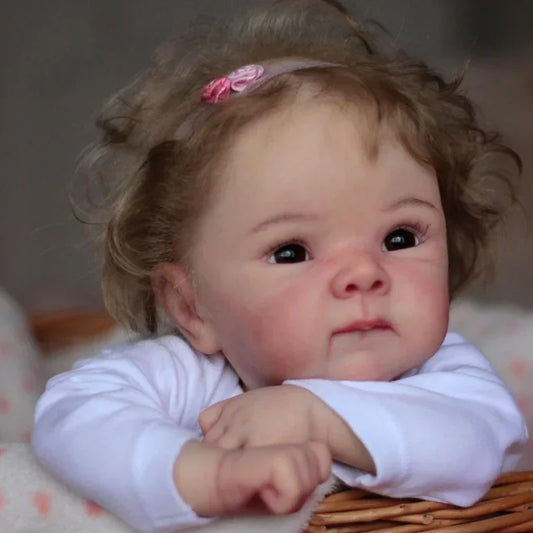 45cm Bettie Reborn Baby Dolls Handmade With 3D Skin Visible Veins Lifelike Soft Touch Gift for Children