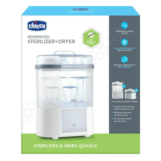 3-In-1 Electric Baby Bottles Steam Sterilizer 3-Setting with Auto Shut-off