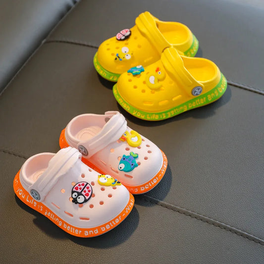 Baby Cute Sandals for Boys Girls Cartoon Kids Shoes Summer Toddler Flip Flops Children Home Beach Slippers Toddler Sandals