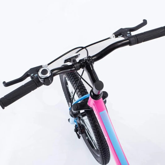 Aluminum Kids Bike 20 Inch Bicycle Front Shock for Boys Girls Ages 7-12 Years, Pink Freight free