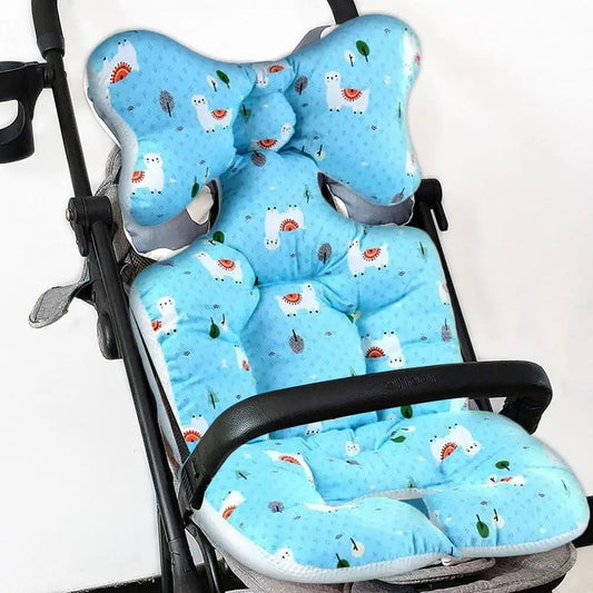 Baby Stroller Seat Pad Baby Car Seat Cushion Cotton Seat Pad Infant Child Cart Mattress Mat Stroller Accessories