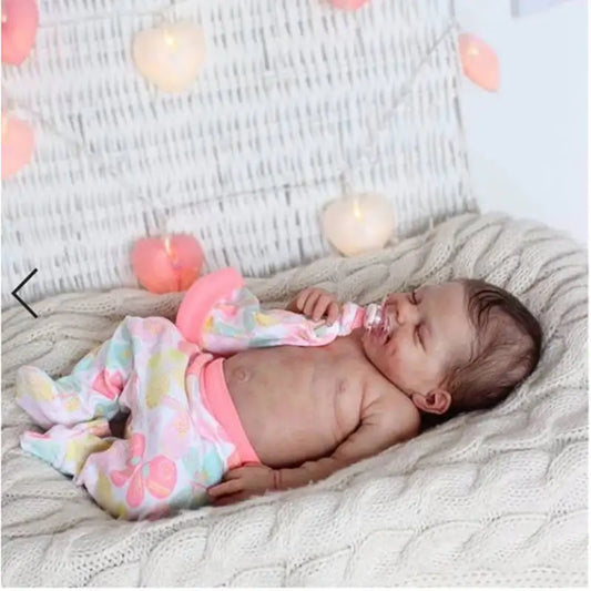 12/20Inch Finished Reborn Baby Dolls April Already Painted Silicone Vinyl Surprise Toys Figure for Girls Doll Toys Accessories