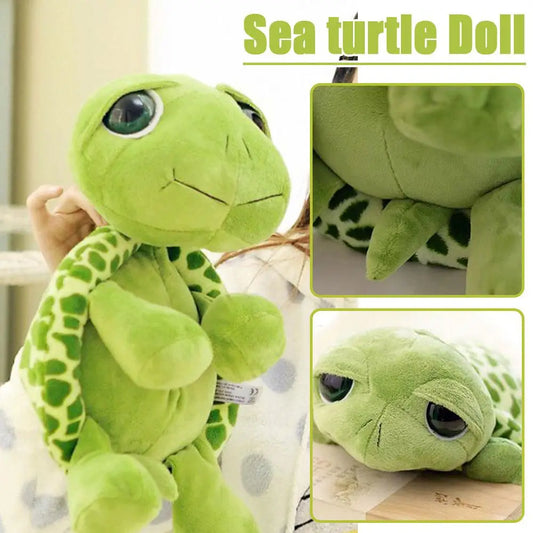 20cm Lovely Big Eyes Tortoise Soft Stuffed Animal Cushion Soft Small Sea Turtles Dolls For Kids Gift Sea Turtle Dolls