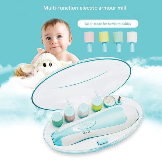 Baby Electric Nail Trimmer Kid Nail Polisher Tool Baby Care Multifunctional Fingernail Cutter Trimmer Infant Manicure Set