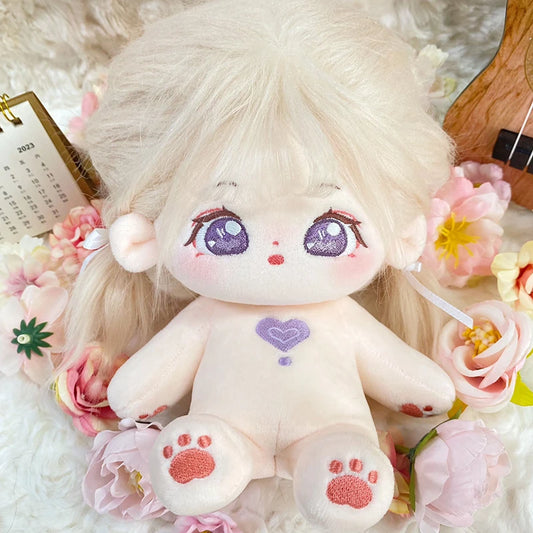 IDol Doll Plush 20cm Kawaii Cotton Star Anime Baby Dolls Customization With Clothes Fans Collection Kids Puppet Gifts