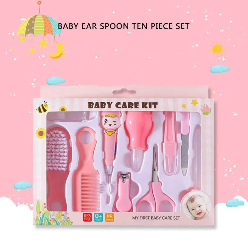 Baby Grooming Daily Health Set Accessories Nail Hair Care Kit Infant Kids Brush Comb Manicure Home Set