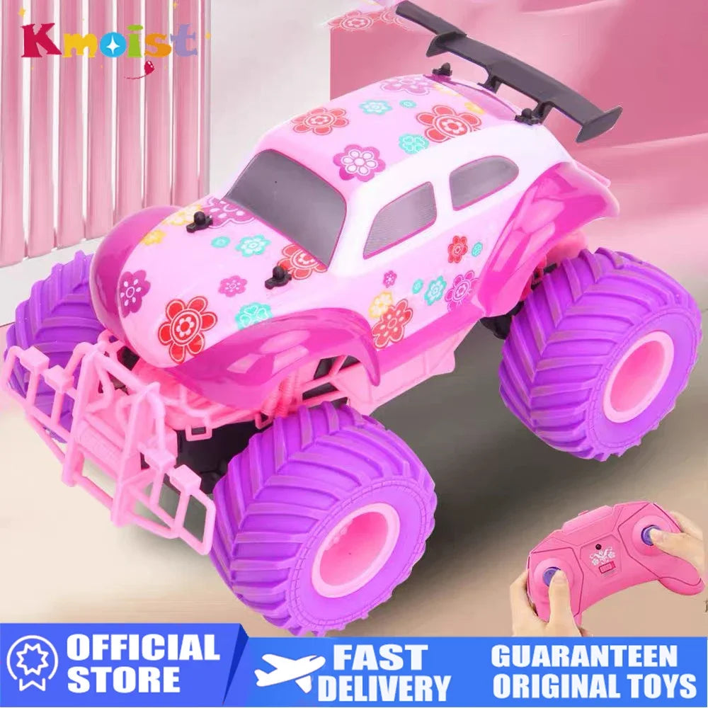 4WD RC Car Off-road High Speed Climbing Vehicle 2.4G Remote Control Cars Cute Electric Model Girl Xmas Gifts Kids Toys for Boys