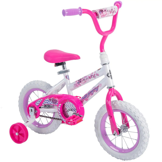 Huffy 12 in. Sea Star Kids Bike for Girls Ages 3 - 5 Years, Child, White