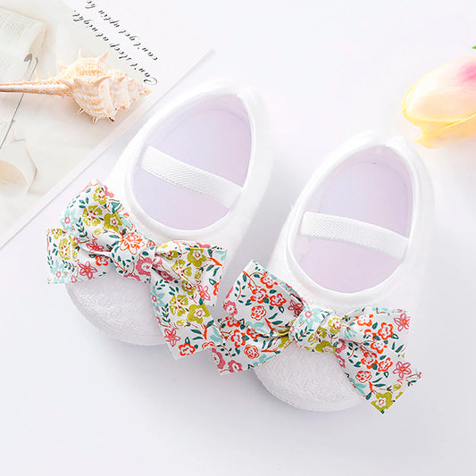 New Baby Girls First Walkers Soft Toddler Shoes Infant Toddler Walkers Shoes Bowknot Casual Princess Shoes кроссовки детские