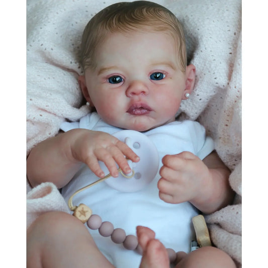 45cm Reborn Baby Dolls Meadow Soft Body 3D Skin with Visbile Veins Collectible Art Doll Bebe Reborn Toy Gift