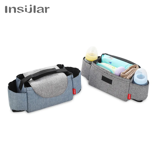 Insular Diaper Bag Baby Milk Bottle Insulation Bags Mummy Storage Bag For Baby Stuff Collection Stroller Accessories Baby Care