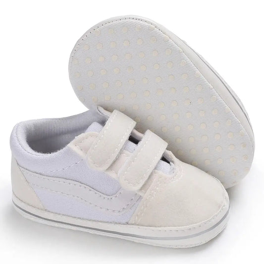 Baby Shoes Canvas Sports Classic Stripes Checkerboard First Walkers Sneakers Sole Soft non-slip Baby Boys Girls Casual Shoes