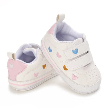 Casual Baby Shoes Infant Baby Girl Crib Shoes Cute Soft Sole Prewalker Sneakers Walking Shoes Toddler First Walker 0-18Month