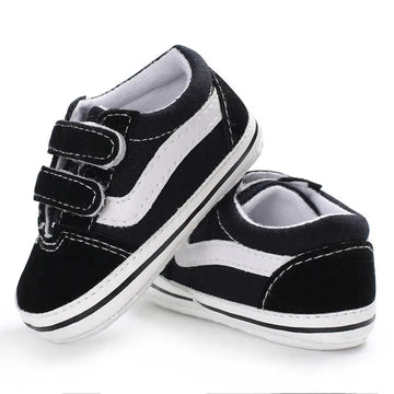 Baby Shoes Canvas Sports Classic Stripes Checkerboard First Walkers Sneakers Sole Soft non-slip Baby Boys Girls Casual Shoes