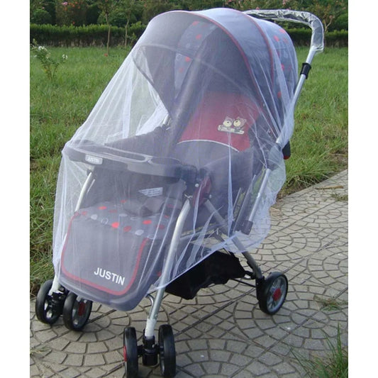 Baby Stroller Mosquito Net Pushchair Cart Insect Shield Net Mesh Safe Infants Protection Mesh Cover Baby Stroller Accessories