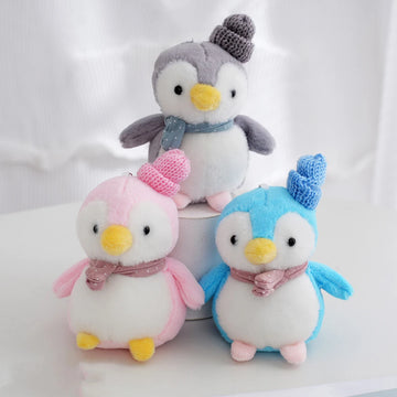 13CM Plush Animal Penguin Doll Plush Pendant Animation Penguin Bag Pendant Decoration Plush Penguin Holiday Gift Plush Toy