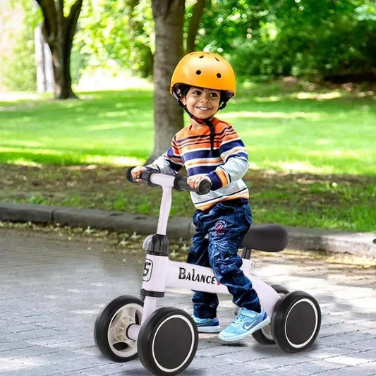 Children Bicycle 4 Wheel Baby Walker Baby Balance Bike Kids Scooter Baby Stroller For 1-6 Years Old Outdoor Ride-on Toys