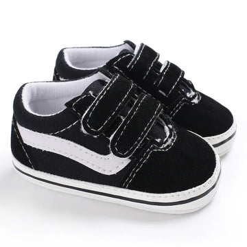 2023 New Baby Canvas Sneakers Anti-slip Soft Plaid Baby Boy Girl Shoes Newborns First Walkers Infant Baby Unisex Casual Shoes