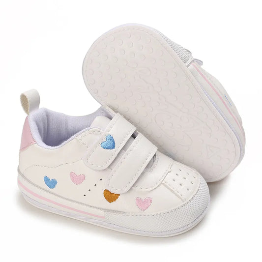 Casual Baby Shoes Infant Baby Girl Crib Shoes Cute Soft Sole Prewalker Sneakers Walking Shoes Toddler First Walker 0-18Month