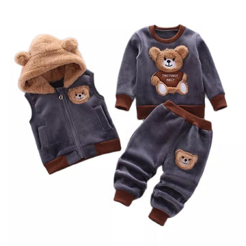 Boys Clothes Autumn Winter Warm Baby Girl Clothes Kids Sport Suit Outfits Newborn  Clothes Infant Baby Christmas Clothing Sets