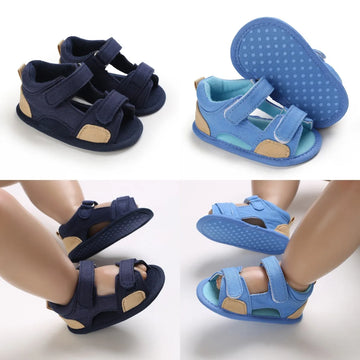 New Summer Sandals Newborn Baby Boys Girls Shoes Casual Soft Sole Breathable First Walker Canvas Baby Shoes Non-slip Toddler