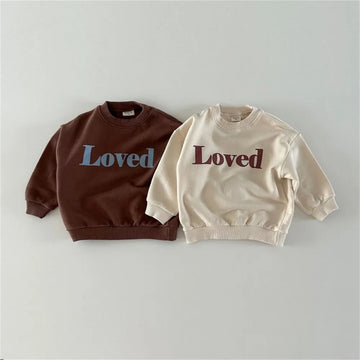 New Kids Hoodies Autumn Children Casual Sweatshirt Fashion Letter Design Baby Tops Toddler Boys Girls Pullover Clothes