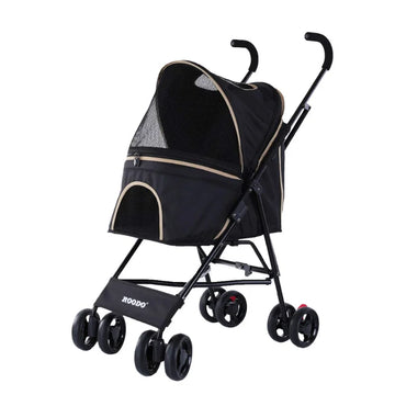 Cat Stroller Collapsible Portable Lightweight Compact Jogger Travel Pet Stroller Suitable for Small Dogs and Cats Under 16 LB