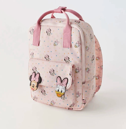 Disney cartoon  Minnie Mouse New Kids Backpack Mini Schoolbag Girls and Boys Cute Shoulder Bag